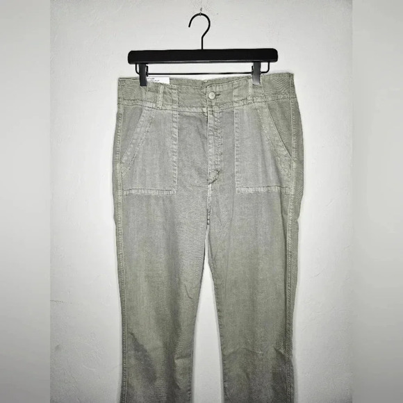 Joe's Jeans The Honor High Rise Vintage Straight Pant Size 30 in Green - Picture 7 of 8